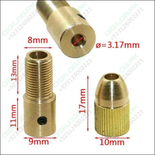 0.5-3mm Mini Drill Chuck Small Electric Drill Bit Collet Micro Twist Drill Chuck Set Power Tools