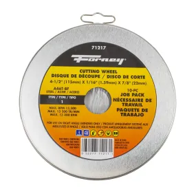 10-Pack of (4-1/2 in Metal Cut-Off Wheel)