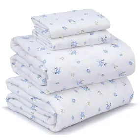 100% Cotton Sheets For Queen Size Bed - Crispy Cooling Percale Sheets - Breath