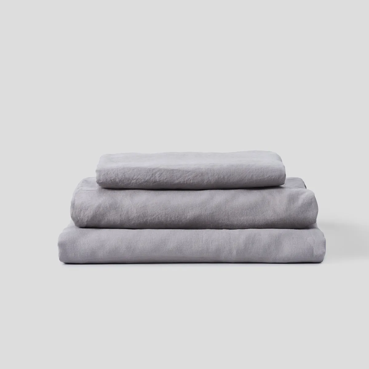 100% Linen Sheet Set Cool Grey