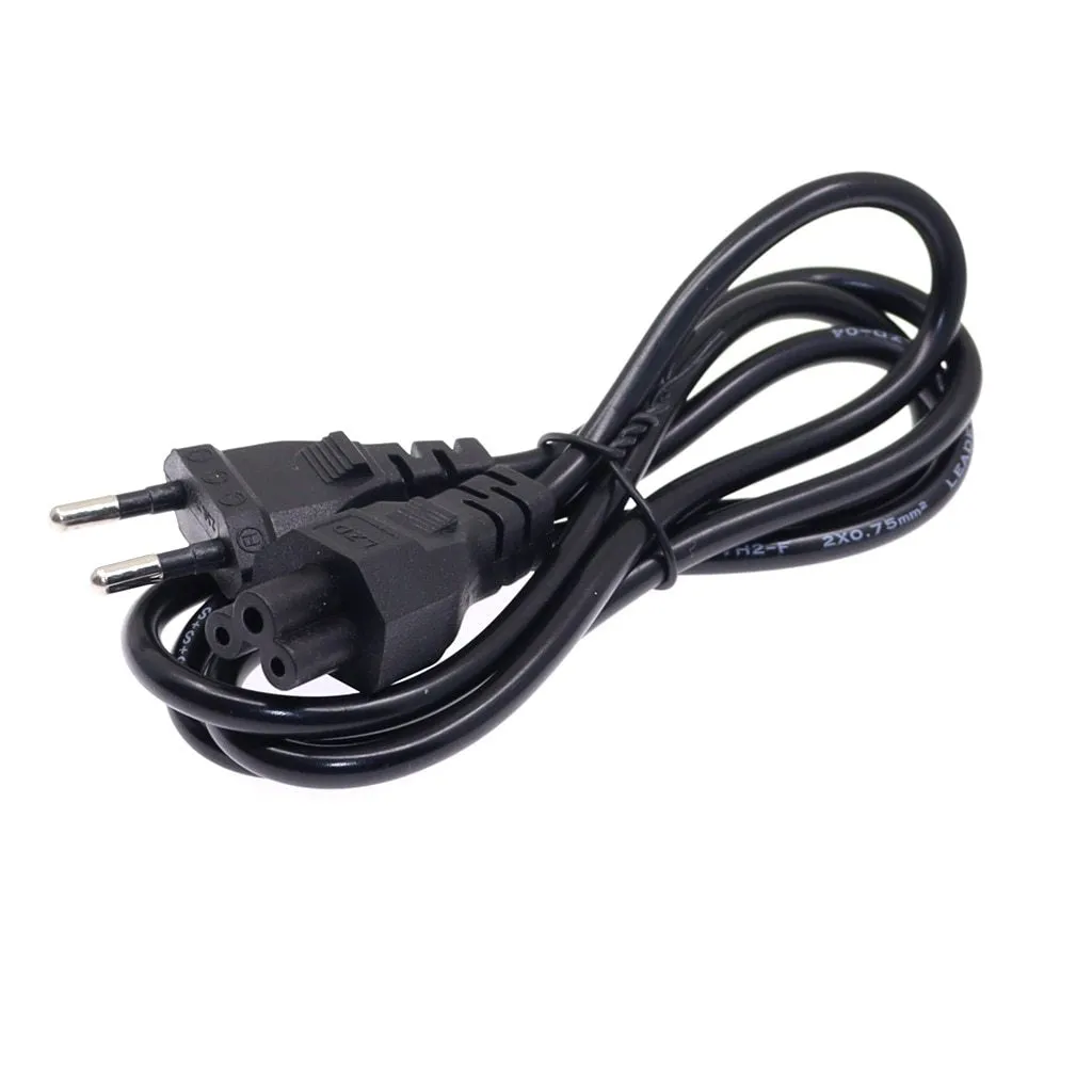 1.2m  Plug to C5 AC Power Supply Adapter Cord Univesal extension Cable Lead 3-Prong for Laptop Charger Power Cords 1000W