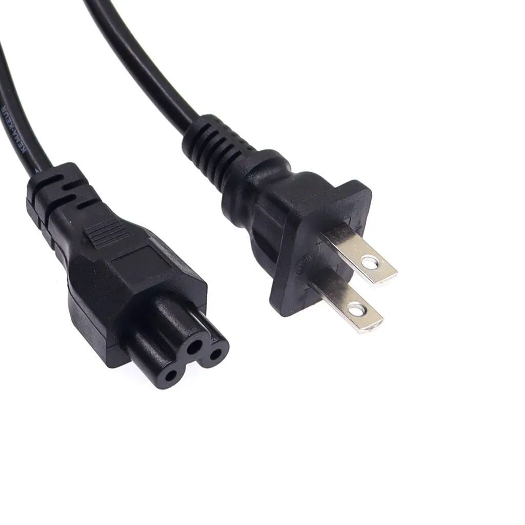 1.2m  Plug to C5 AC Power Supply Adapter Cord Univesal extension Cable Lead 3-Prong for Laptop Charger Power Cords 1000W