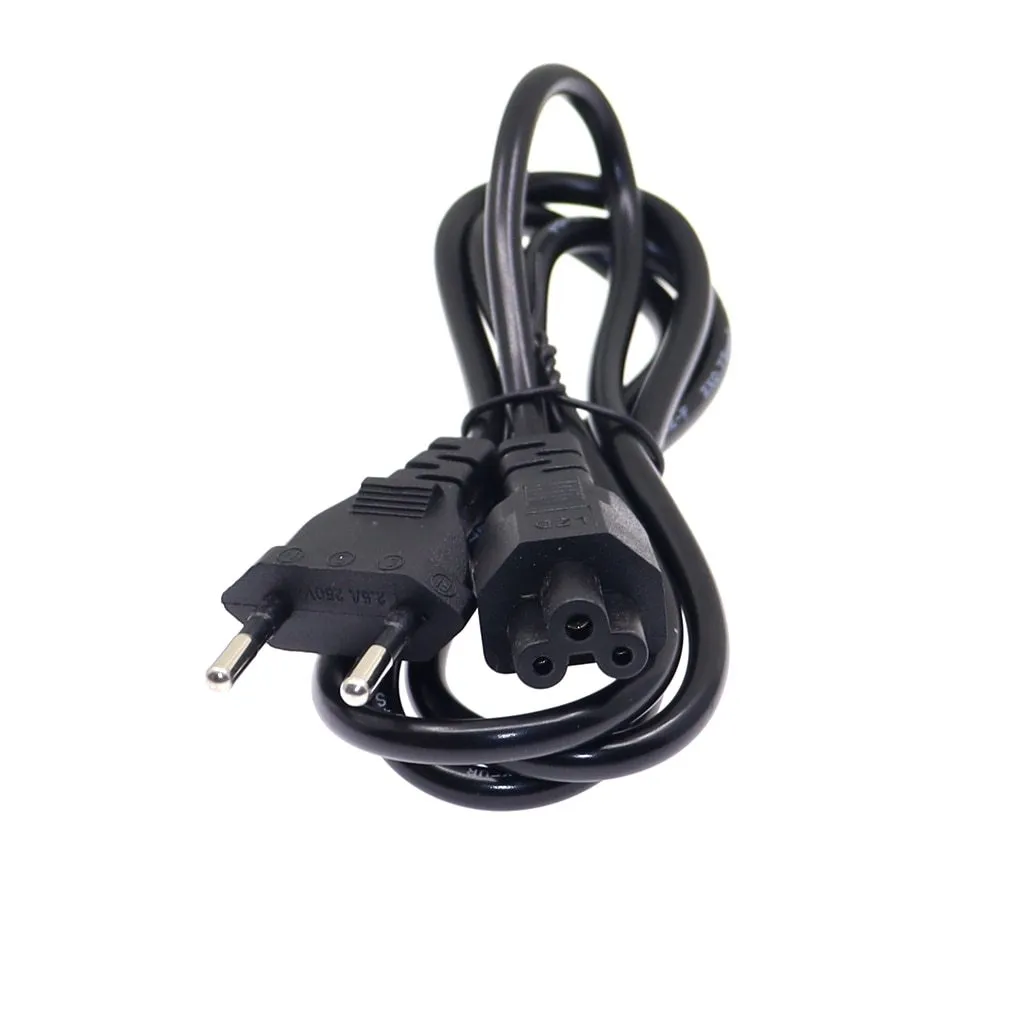 1.2m  Plug to C5 AC Power Supply Adapter Cord Univesal extension Cable Lead 3-Prong for Laptop Charger Power Cords 1000W