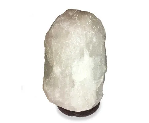 12V 12W 1-2Kg Himalayan White Salt Lamp Crystal Rock Natural Shape Unique Lamps