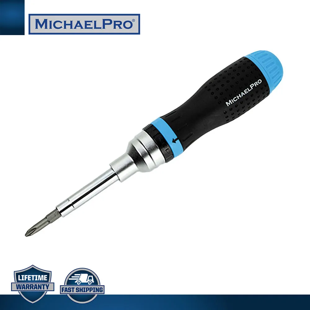 19-in-1 Interchangeable Multi Bit Ratchet Screwdriver (MP002001)