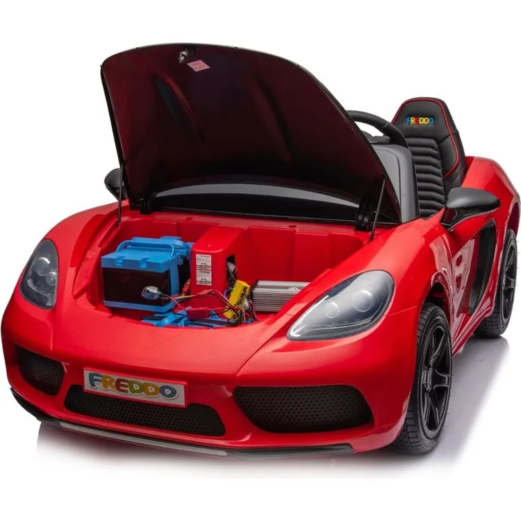 48V Freddo Rocket 2 Seater Big Ride on Car - Red