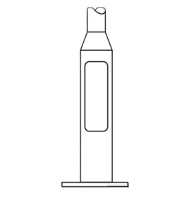 5 Metre Tubular Fixed Flange Mount Column