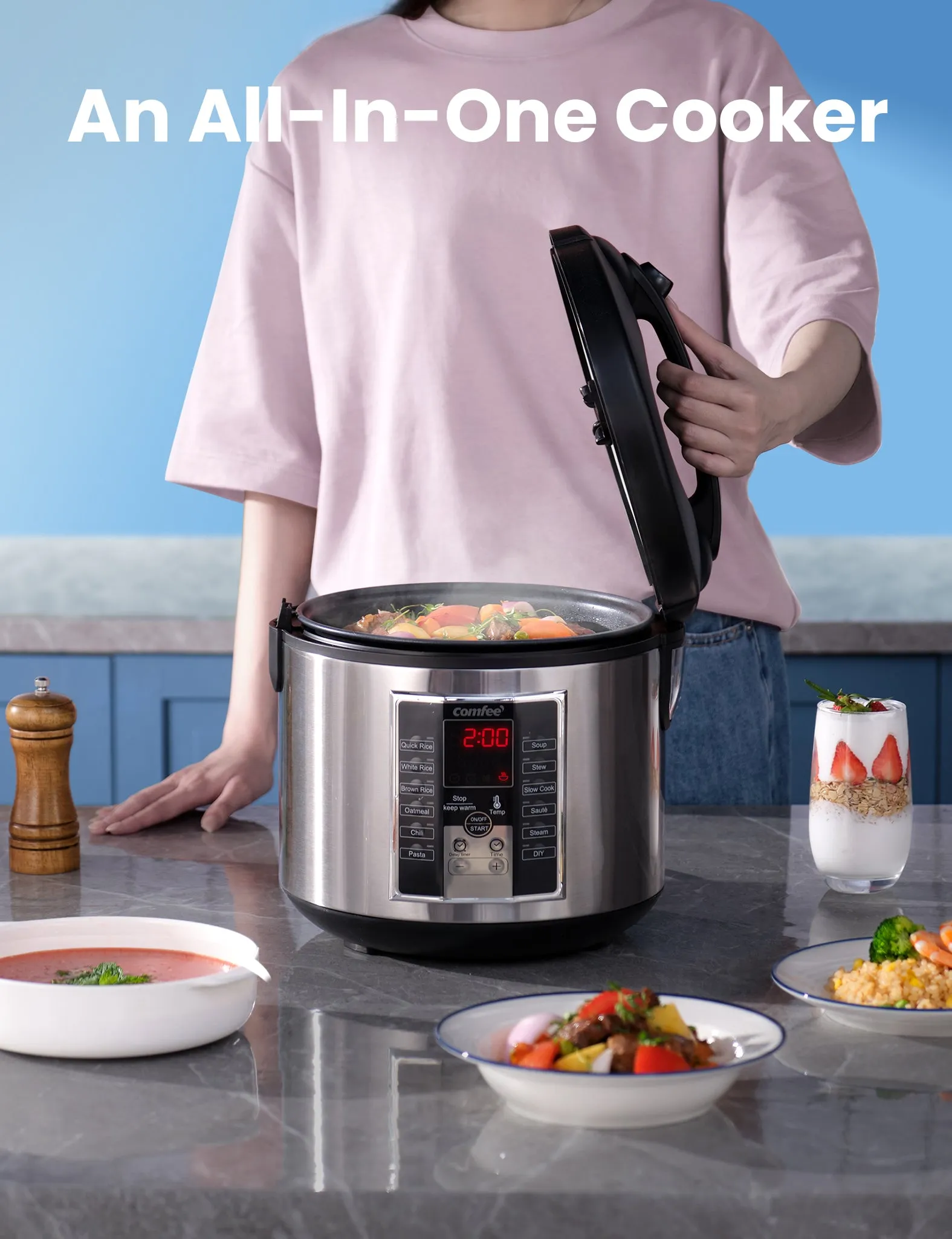 5.2 Qt Multifunction Rice Cooker