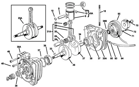 8A. KPV Piston with Rings