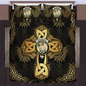 Aikenhead Clan Bedding Sets Gold Thistle Celtic Style