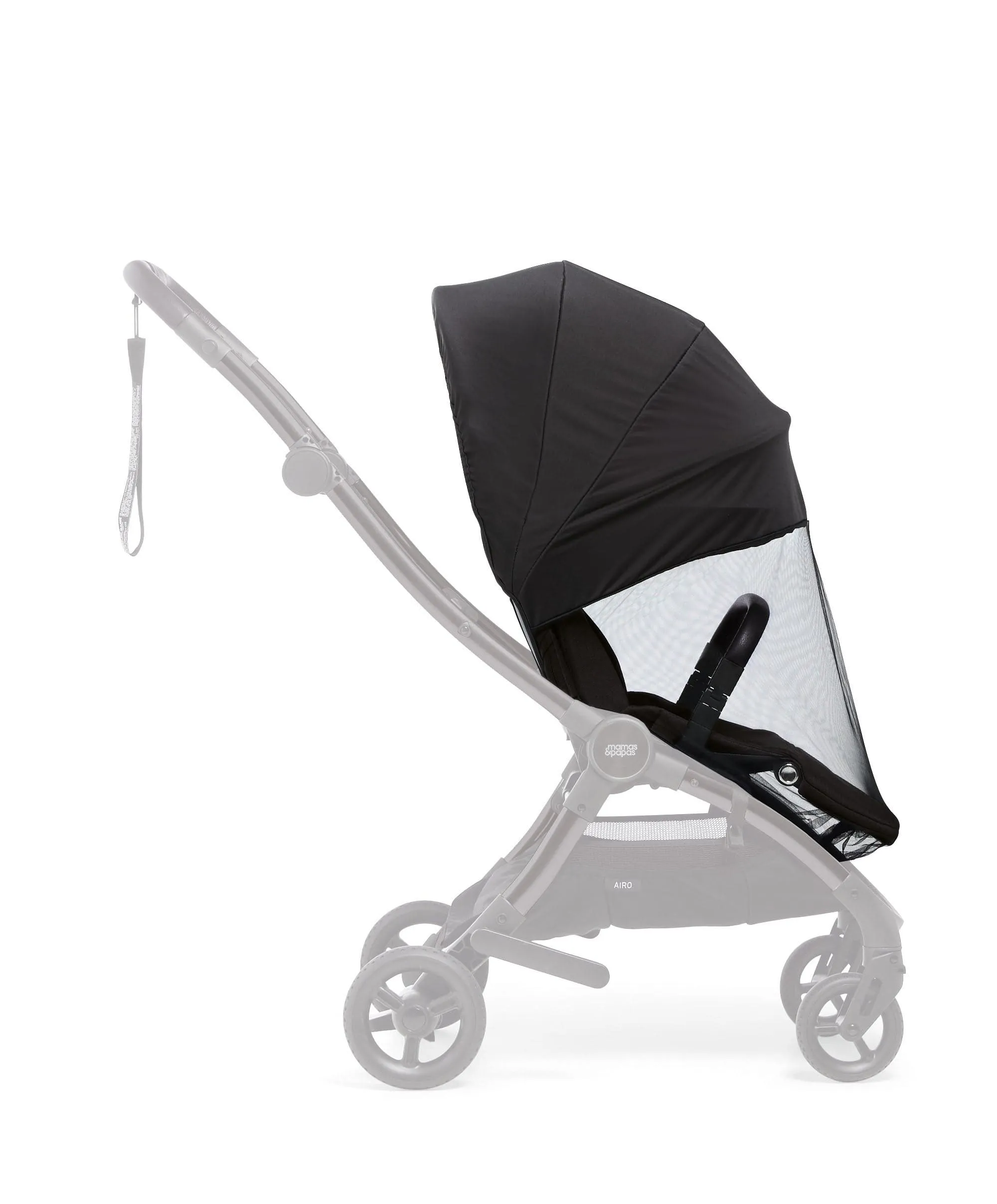 Airo Pushchair Sunshield & Insect Net - Black