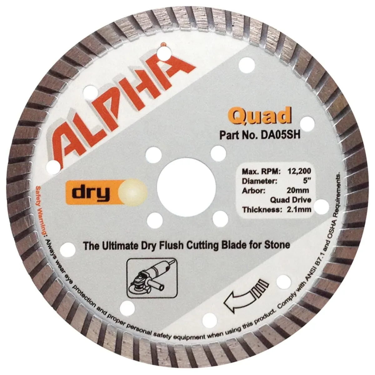 Alpha Quad Turbo Diamond Blade