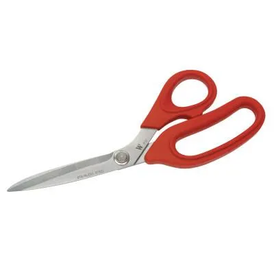 Apex Tool Group Home and Craft Scissors, 8 1/2 in, Sharp Point, Red, W812