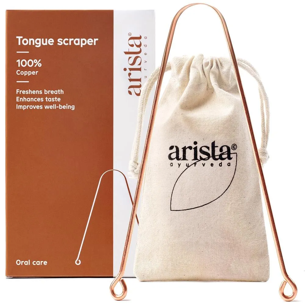 Arista | Copper Ayurvedic Tongue Scraper