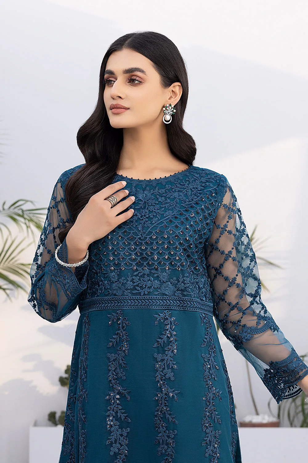 Azure Luxury Embroidered Formal Shirts – Sea Star