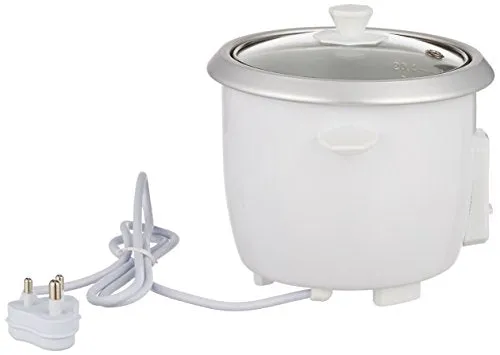 Bajaj Majesty RCX 1 Mini 0.4-Litre Multifunction Rice Cooker (White)