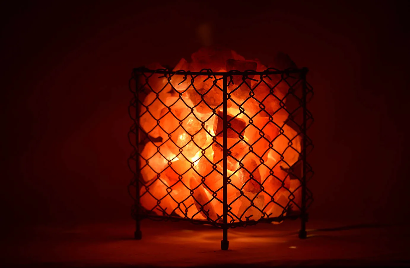 Basket Salt Lamp