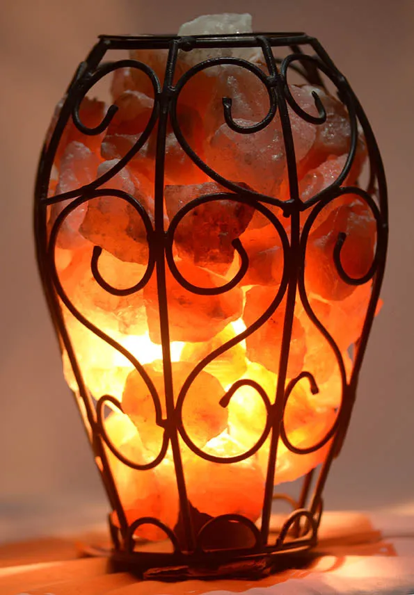 Basket Salt Lamp