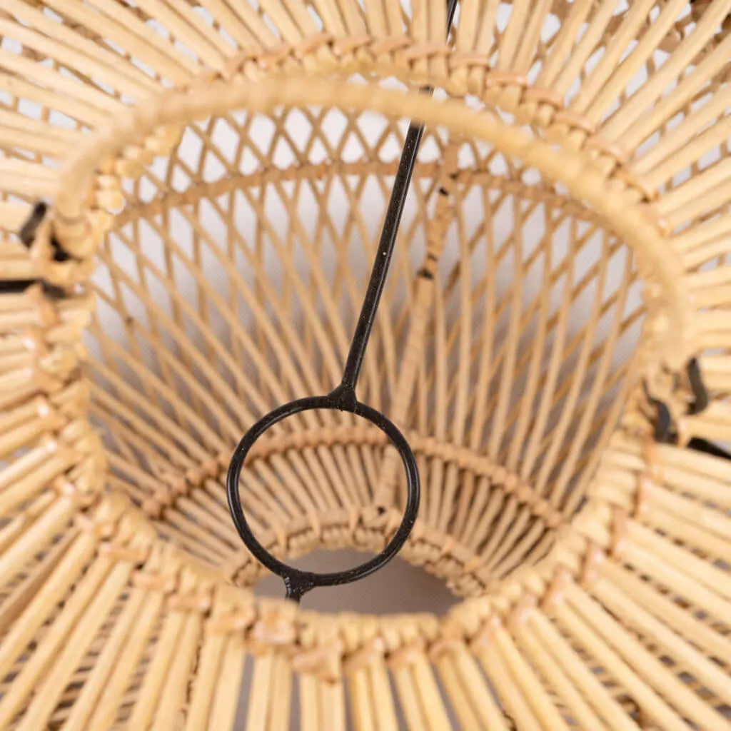 Batu Bolong Rattan Pendant or Floor Lamp L