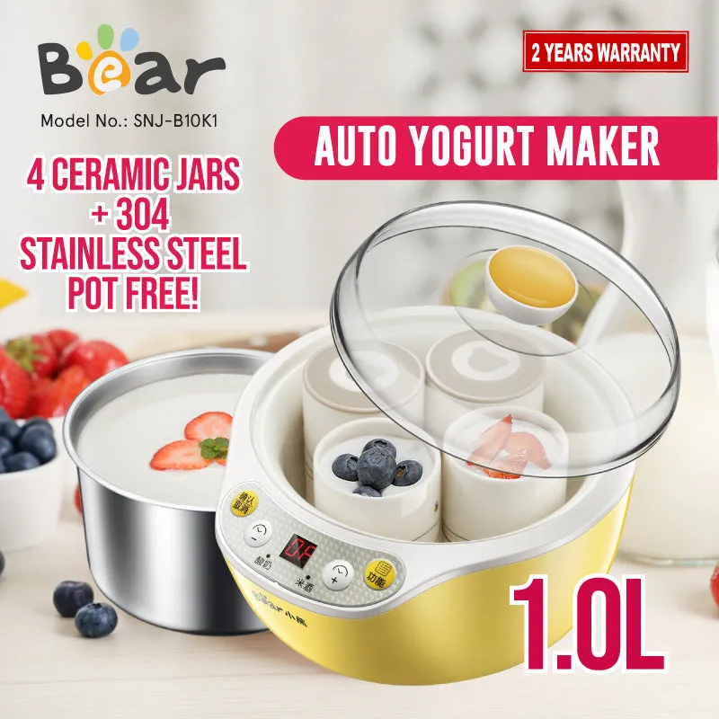 Bear 1.0L Auto Yogurt Maker Rice Wine Maker (SNJ-B10K1)