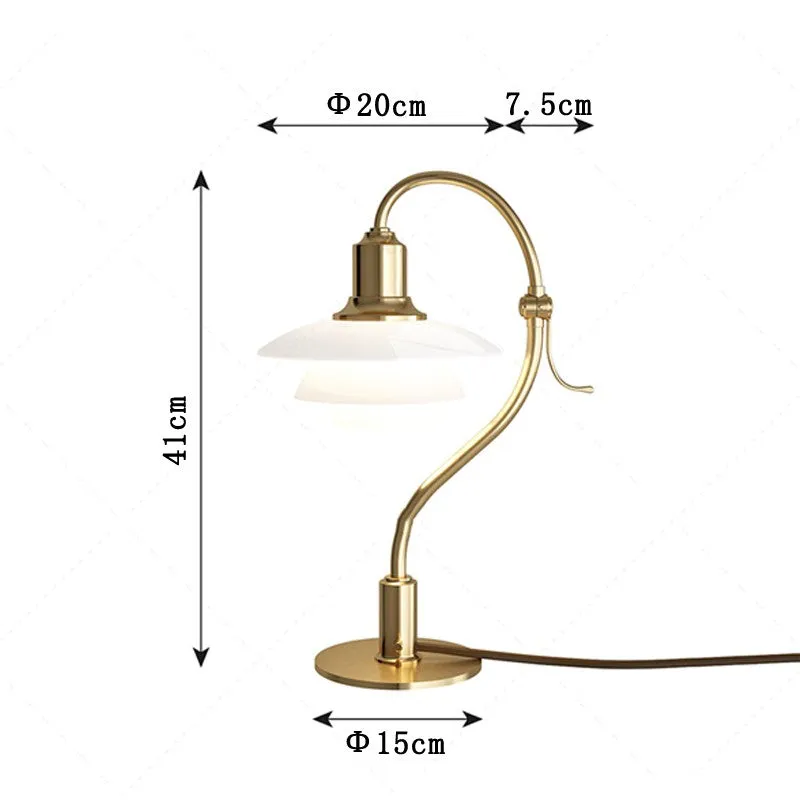 Bedroom Bedside Glass Decorative Floor Lamp