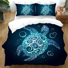 Black Turtle Twist Bedding Set