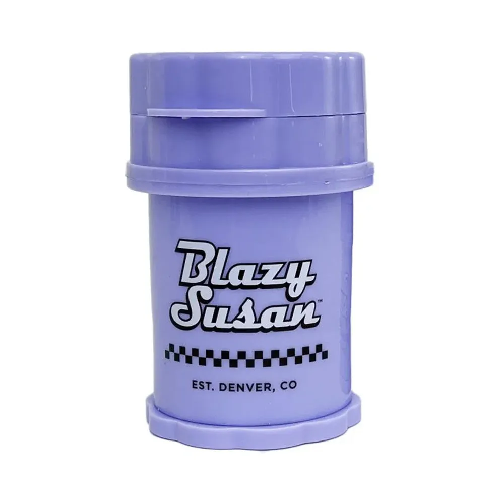 Blazy Susan 4-Piece Purple Herb Saver Grinder - Large