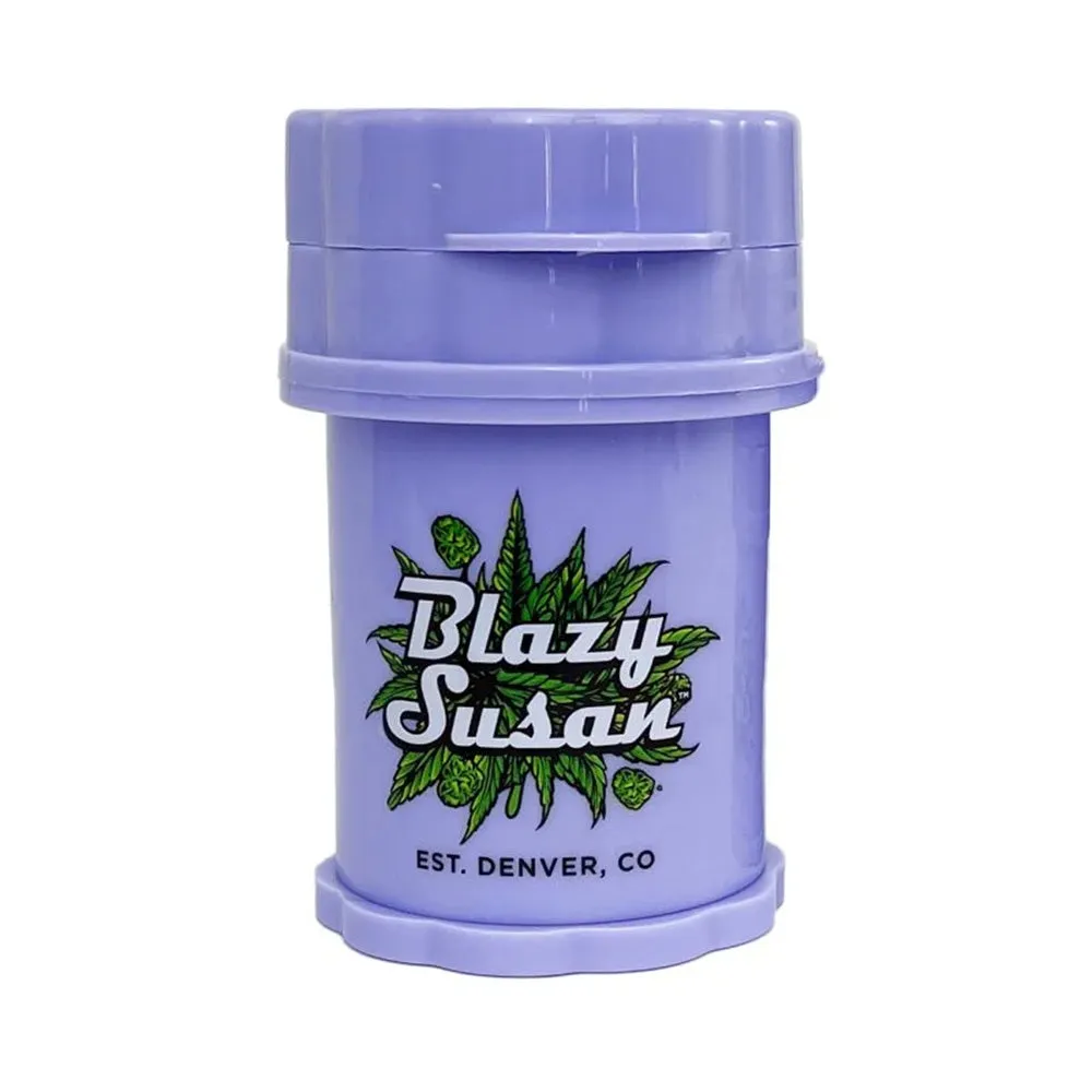 Blazy Susan 4-Piece Purple Herb Saver Grinder - Large