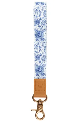 Blue Willow Wrist Lanyard