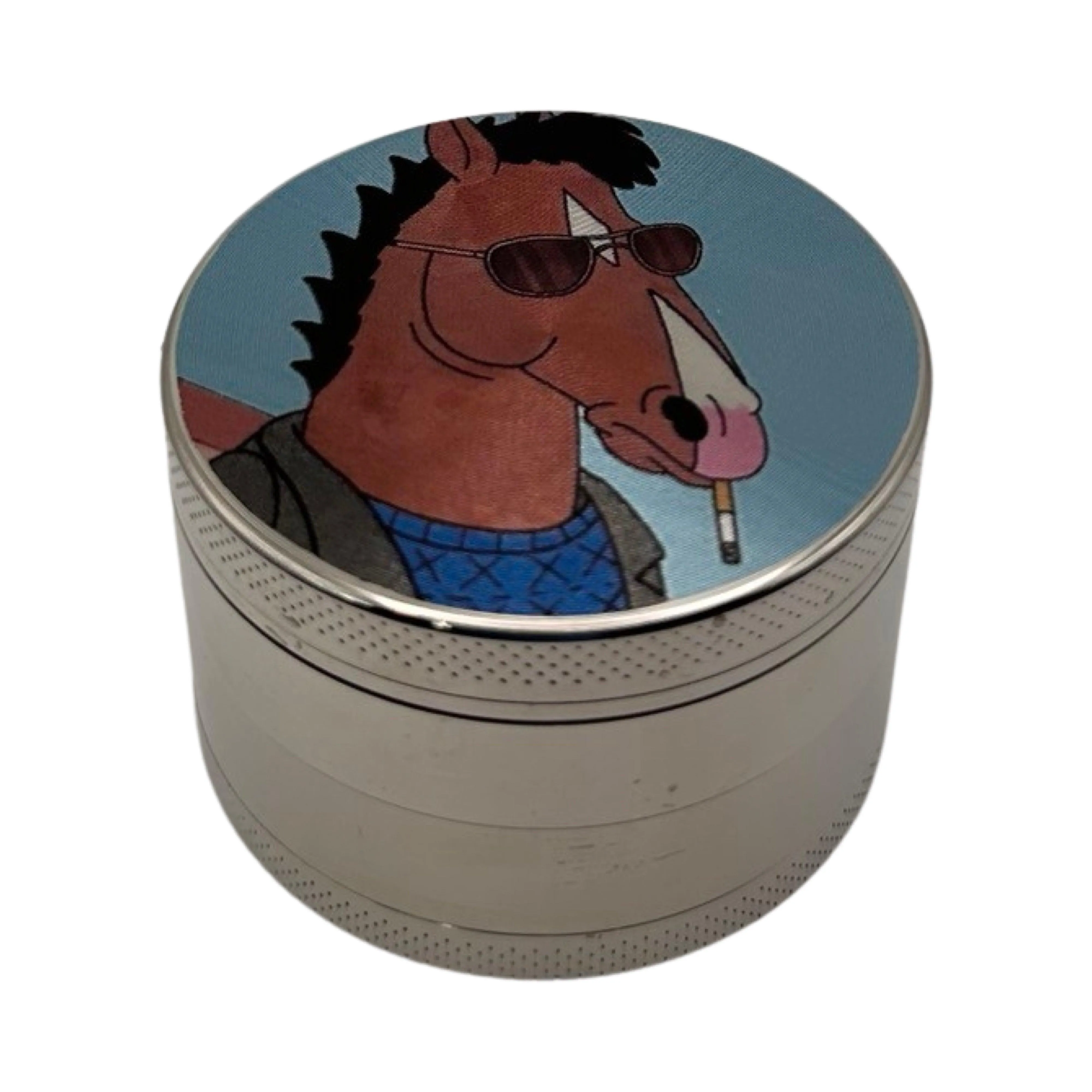 Bojack Horseman Cartoon Spice Grinder, Stash Jar, Rolling Tray Set