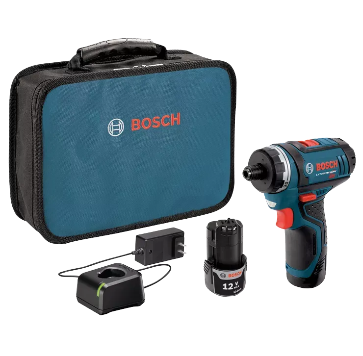 BOSCH 12V MAX Two-Speed 1/4" Hex Pocket Driver Kit