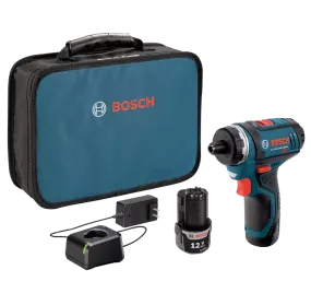 BOSCH 12V MAX Two-Speed 1/4" Hex Pocket Driver Kit