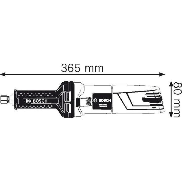 Bosch GGS 3000L Die Grinder 1/4" 300W