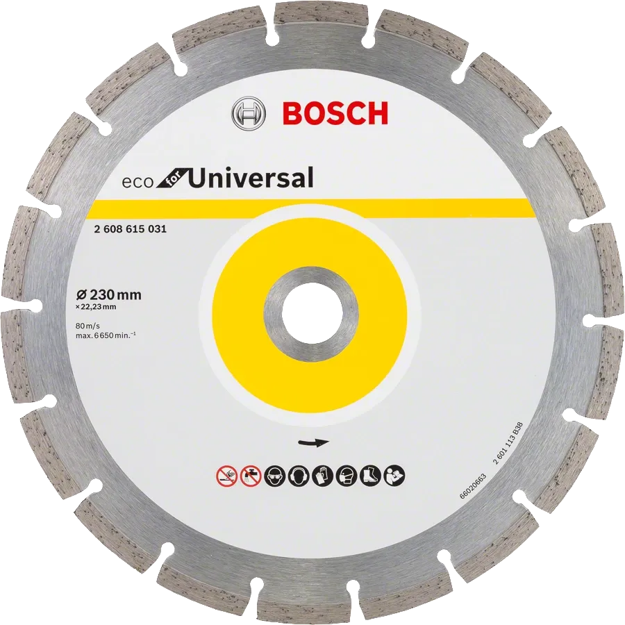 Bosch Professional | Cutting Disc Eco for Univ. 230 X 22,23mm Segmented