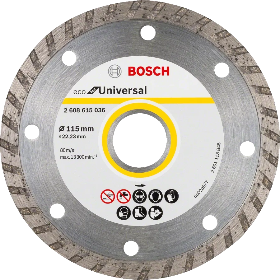 Bosch Professional | Cutting Disc Eco for Univ. Turbo 115 X 22,23mm Continuous Rim