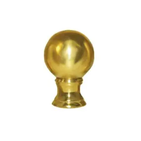 Brass Ball Lamp Finials, fits harp