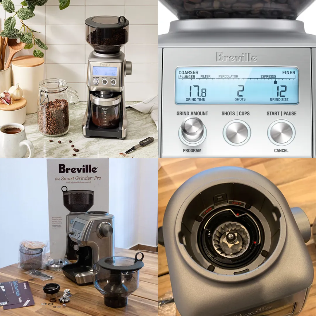 Breville BCG820BSS (Brushed Stainless Steel) The Smart Grinder Pro Coffee Grinder