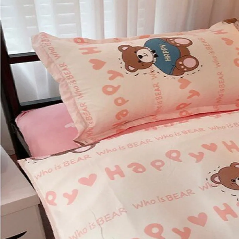 Bunny Loves Japanese Strawberries Bedding Set