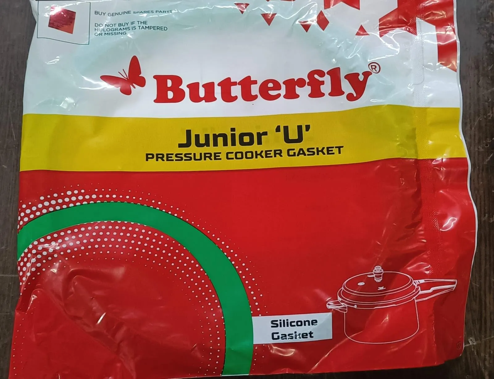 Butterfly Junior-U Silicone cooker Gasket(5/5.5 / Junior Pressure Pan 3.5)