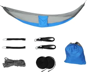 Camping Hammock with Net Mosquito Lightweight Nylon Fabric Travel Hammock