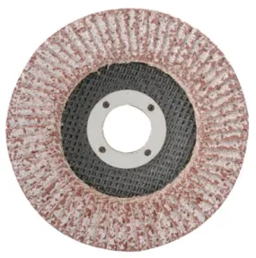 CGW Abrasives Flap Discs, Aluminum, Reg Thickness, T29, 4 1/2", 60 Grit, 7/8 Arbor, 13,300 rpm, 43104