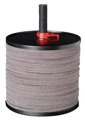 CGW Abrasives Resin Fibre Discs w/Spindle, Zirconia Aluminum, 4 1/2 in Dia., 50 Grit, 48530