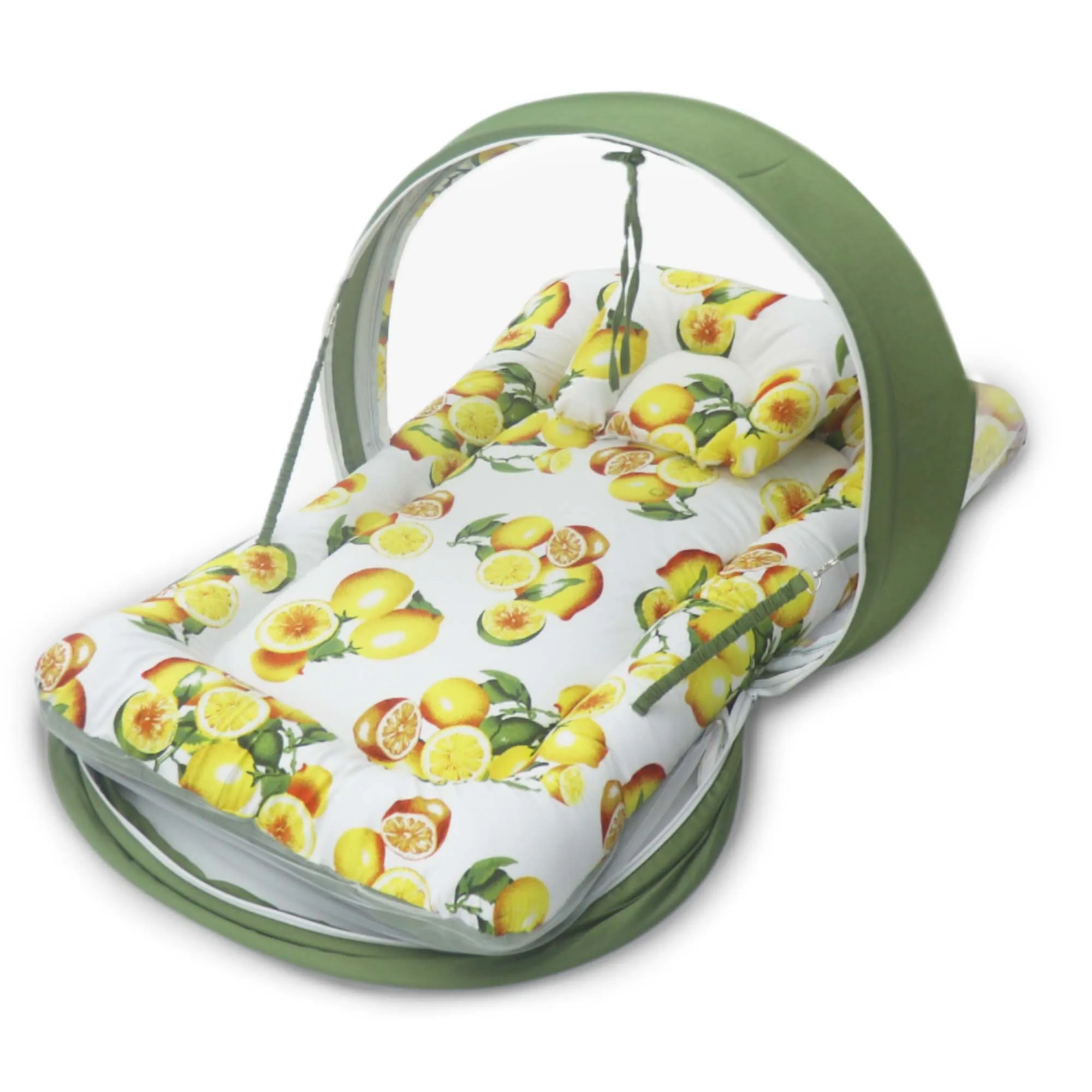 Citrus -  Kradyl Kroft Bassinet Style Mosquito Net Bedding for Infants