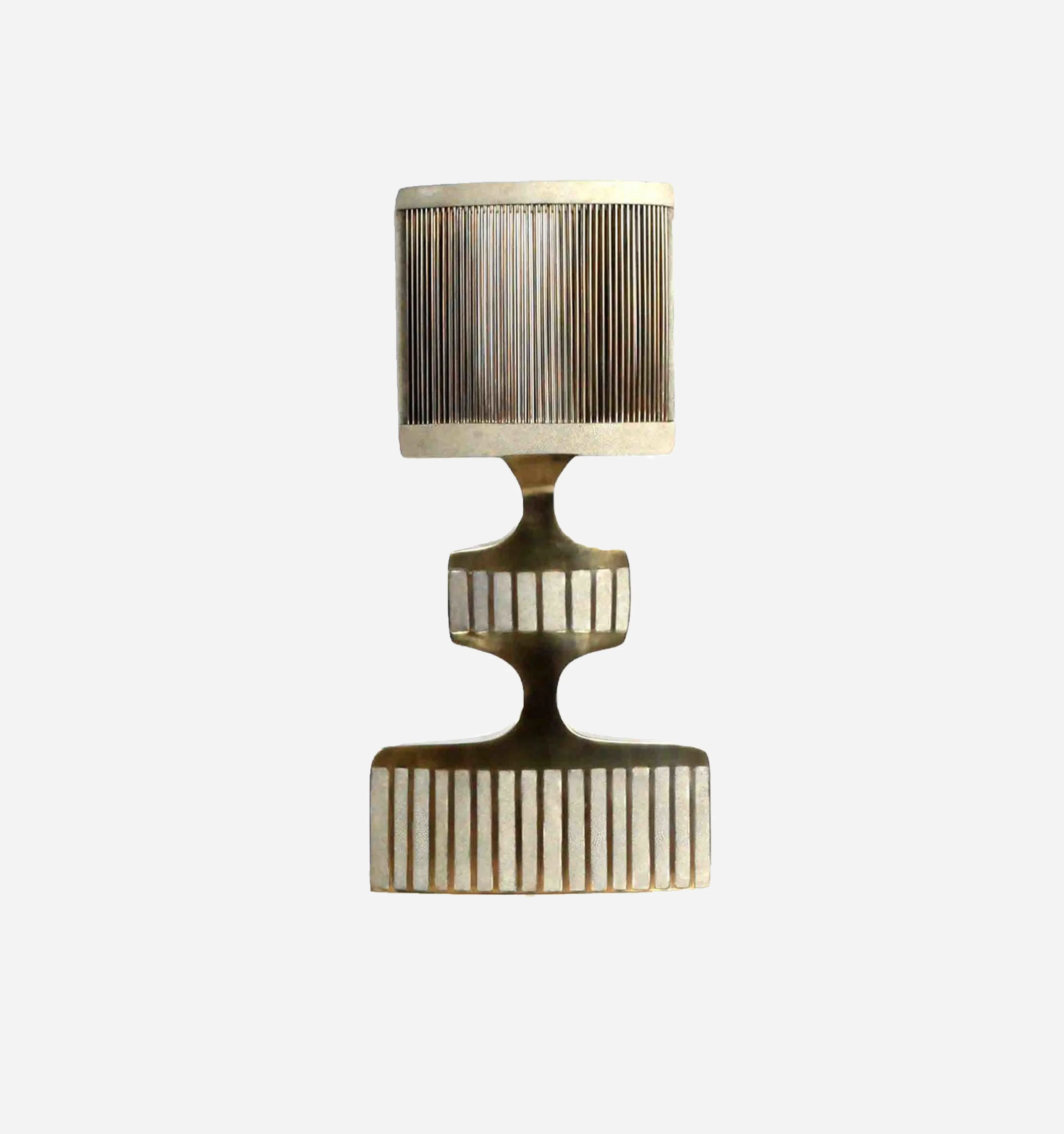 Cream Shagreen Table Lamp