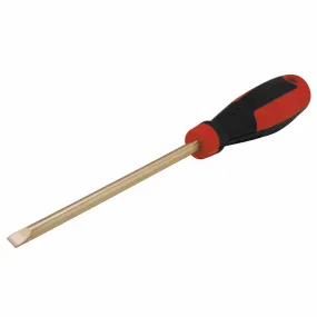 CS Unitec Ex801-4B Copper Beryllium Non-Sparking, Non-Magnetic, Corrosion Resistant Flat Head Screwdriver 3/16" (4 mm)