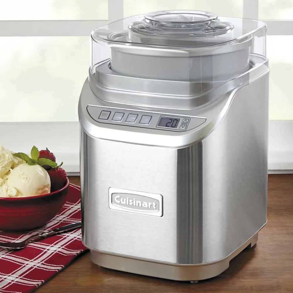 Cuisinart 2 Quart Ice Cream Maker Silver - Certified Refurbished