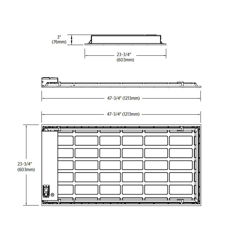 Day-Brite CFI 2FPZ30L-4 FluxPanel 2x4 LED Flat Panel, 3000 Lumen