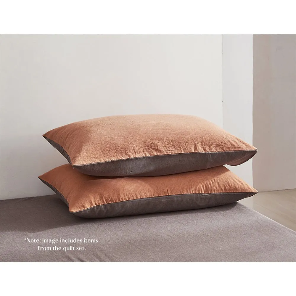 Deluxe Sheet Set Cotton Sheets King Orange Brown