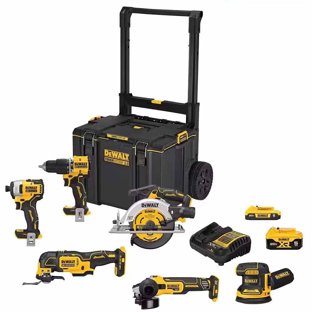 DeWalt DCKTS681D1P1 20-Volt MAX ToughSystem Lithium-Ion 6-Tool Cordless Combo Kit