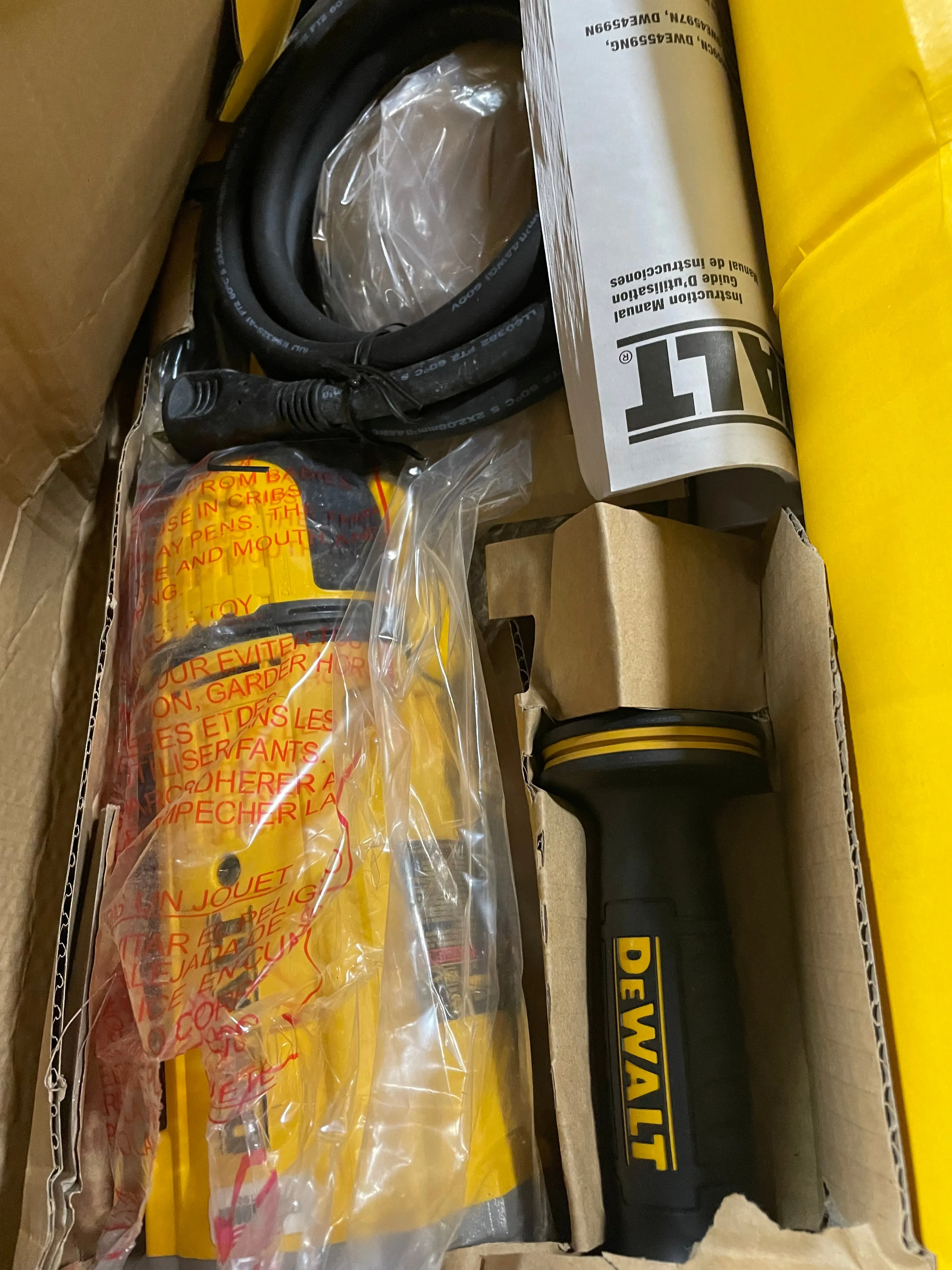 DeWalt DWE4597N 7in 4.9HP 8500 RPM Angle Grinder - New Surplus